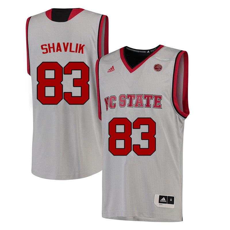 Men NC State Wolfpack #83 Ronnie Shavlik College Basketball Jerseys-White - Click Image to Close